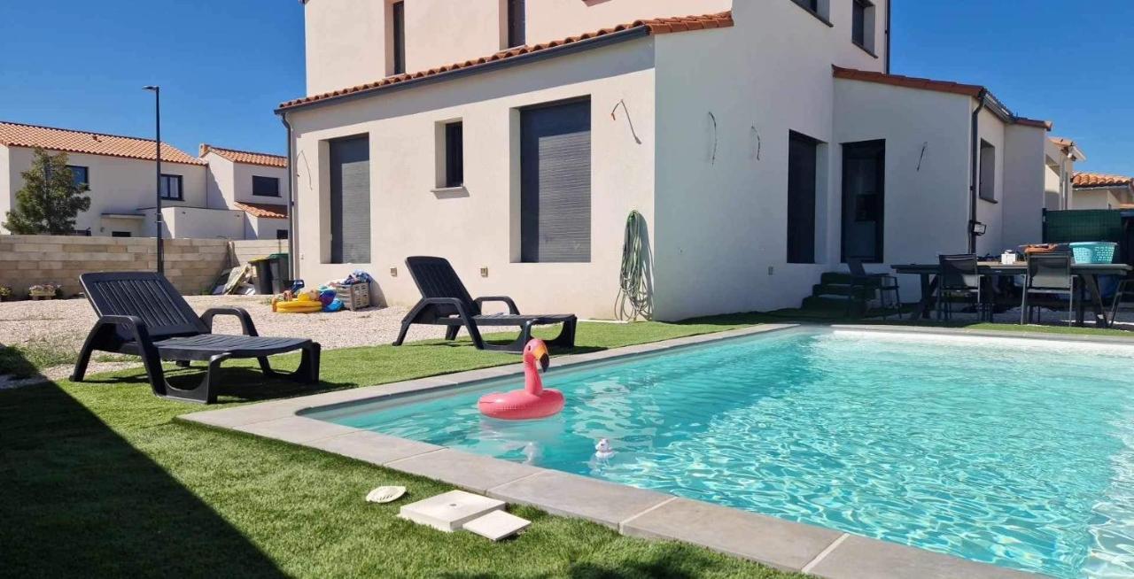 Appart Tout Neuf + Piscine Rivesaltes Ngoại thất bức ảnh